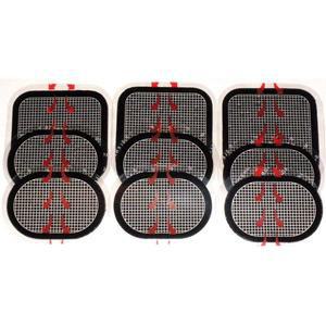 슬렌더톤 EMS 호환 패드 3매3 3매 용6매 윗몸일으키기 슬렌다 톤 9매 정면용 벨트 세트 옆구리