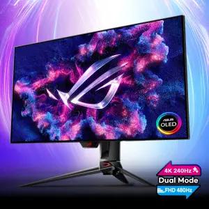 ASUS ROG SWIFT 32인치 OLED 듀얼 모드(4K 240Hz/FHD 480Hz) PG32UCDP