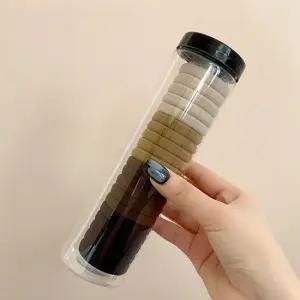 무팁 헤어끈 20개입 커피운 고무줄 머리카락 고정 밴드 세트 무팁 헤어끈 고무줄 고무밴드