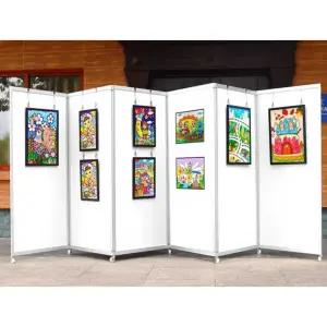 접이식 그림 전시대 무타공 가벽 파티션 갤러리 진열