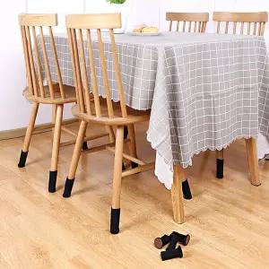 의자 발 커버 4p 식탁 다리 양말 받침 캡 소음방지 식탁의자발커버