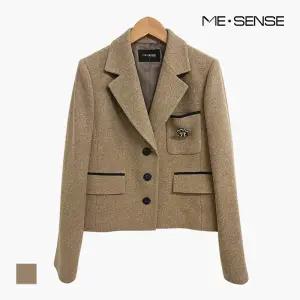 [미센스] 브로치 배색포인트 자켓_MB4YJKM103C