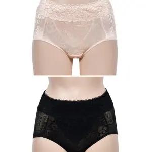 여성 플라워 자가드 맥시 햄라인 보정 팬티 여팬티 속옷 삼각 누디