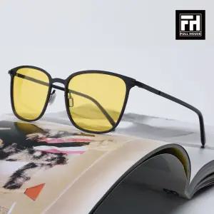 야간운전 편광 옐로우 롱팁 선글라스 눈부심차단 금속테 고급 남성 보잉 공용 패션 자외 방지 빛번짐 밤운