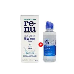 리뉴 후레쉬 355ml + 120ml 세트 렌즈세척액 Nad6+3onV