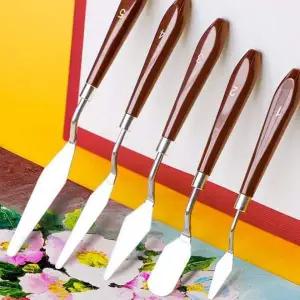 유화용 페인팅 브러시 도구 모음