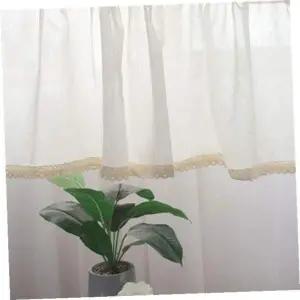 바란스커튼 린넨 레이스 바란스 커튼 숏 미니 부엌 선반가리개