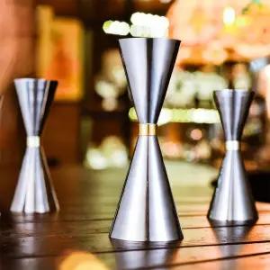 칵테일 지거 위스키 하이볼 눈금형 계량컵 30/60ml 홈텐딩 바텐더 바 용품 P919