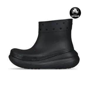 [크록스]여성 크러쉬 레인부츠 장화 블랙 207946-001 916310