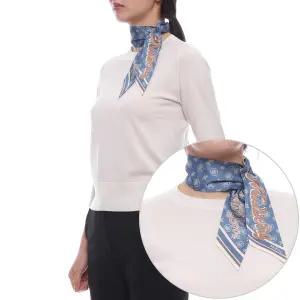 [멀버리]25FW 여성 레터링 프린트 스키니 스카프 (VS4808 050 U916 25F)