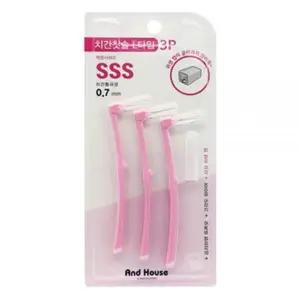 [알티피아]bns L형 0.7mm 덴탈 위생 치간칫솔 3p세트 치간치솔 구강