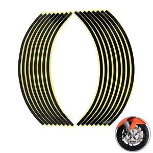 WL 바퀴 휠라인 유광스티커 검정