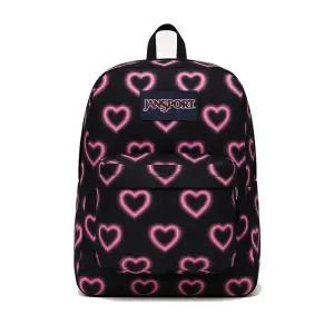 잔스포츠 데일리가방 슈퍼브레이크 원 데일리백팩 백팩 학교 여행 가방 해피하츠블랙