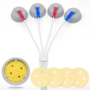 간섭파 ICT 도자컵(수) 1조 4개+유럽형 도자선(암) 1조 4선+A타입 간섭파 스펀지 원형(구멍있음) 5.5cm 1조