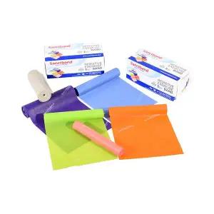 [우성레포츠]샌트밴드 5.5m 그레이 천연 라텍밴드 스트레칭 요가