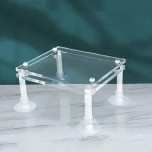 [골드스마일]투명 어항 흡착식 선반 미니 어항 펌프 받침대 수조용 아크릴