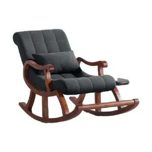 원목흔들의자 안락의자 가구 앤틱 리클라이너 쇼파 낮잠 1인 수면 카페 독서 발코니