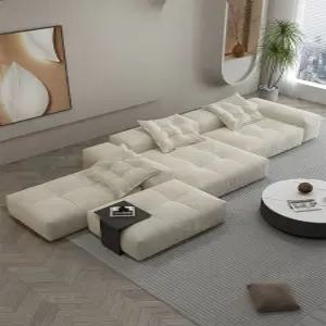 카우치소파 거실 패브릭 모듈 4인 3인용 스툴미포함