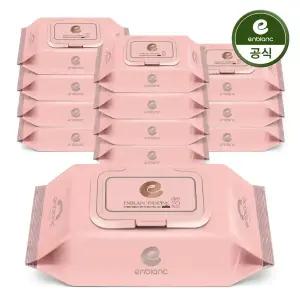 앙블랑 아기물티슈 63평량 세이프 인디핑크 휴대캡형 20매X12팩 N-IMC12
