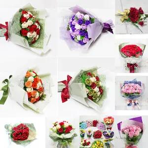 포유더샵 비누꽃다발 코사지 어버이날 졸업식 비누꽃 바구니