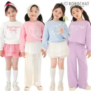 [로로샤]아동 여아 키즈 유아 주니어 봄 데일리 티셔츠 상하복 원피스 팬츠 아우터 악세사리