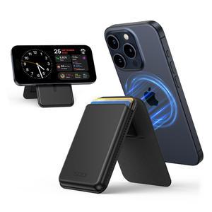 SODI 704 아이폰 맥세이프 가죽 카드지갑 3장 수납 자석 N52H 마그네틱 거치대 스탠드 양방향 가로세로 조절 케이스 포켓