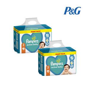 유럽산 팸퍼스 베이비드라이 기저귀 밴드 형 1 2 3 4 5 6 7 단계 pampers 아동공용 밴드3단계2팩(180매)
