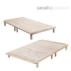 행사가/마루 통원목침대/침대깔판/침대프레임/패밀리사이즈/퀸/슈퍼싱글