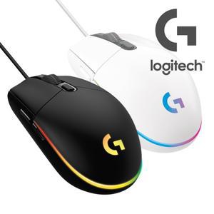 로지텍 G102 IC 게이밍 마우스 2세대 LIGHTSYNC 벌크 PC방 롤 배그 스타 유선 게임용