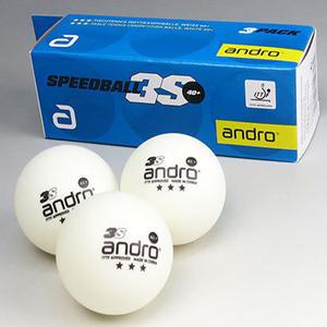 안드로 ABS 3성 시합구 스피드볼 40+(3입/3구)/탁구공