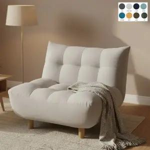 포그 1인소파의자 방수패브릭 인테리어 구름쿠션 반려동물 이지클린