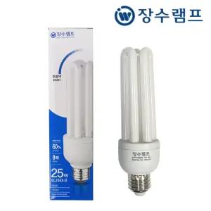 장수램프 전구식 형광등 E26 EFTR EL25EX-D 25W