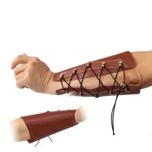전통 국궁 개량궁 헌팅 천연소가죽 암가드 손목보호대