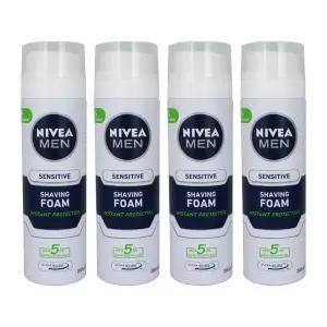 니베아 맨 센서티브 쉐이빙 폼 200ml 4개 면도 크림