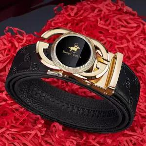 윌리엄캠벨 명품소가죽 남성벨트 정장 남자 소가죽 자동 벨트 POLO2468