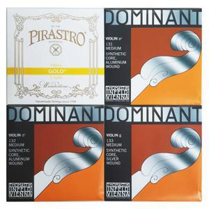 [하나악기]피라스트로 골드E(1번) 도미넌트 A(2번 131) D(3번 132) G(4번 133) 바이올린 줄/선/현 세트