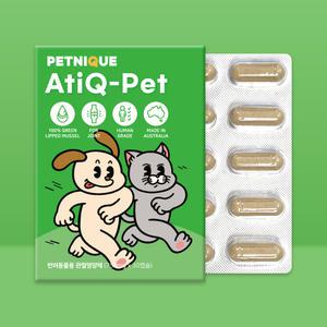 강아지 고양이 슬개골 관절 영양제 펫니크 아티큐펫 30캡슐