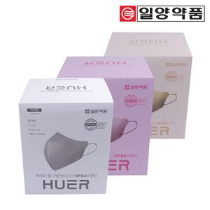 일양약품 휴에르 국산 컬러 새부리형 KF94 마스크 대형 50매
