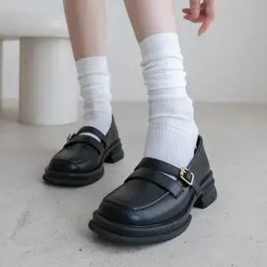 (더블몰드창) 쏘큐트 메리제인 통굽로퍼(4.5cm)