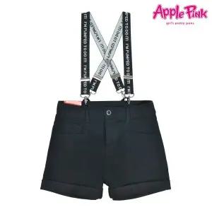 [보리보리/애플핑크]2.5부 멜빵끈 탈부착 데님팬츠 (APP9Q407GS)