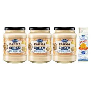 폰타나 콰트로치즈크림 파스타소스, 430g, 3개 + 이탈리아 캄파니아 스파게티 500g,1개
