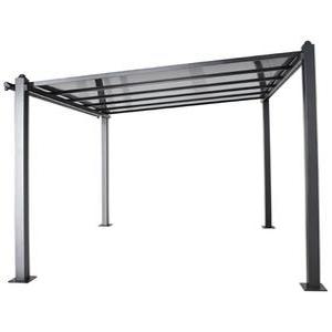 야외 파고라 pc판 폴리카보네이트 3x3 레일 스카이어닝 테라스 데크 어닝 캐노피 옥상