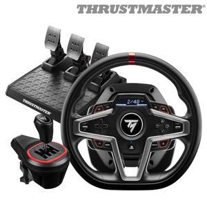 트러스트마스터 T248 레이싱휠 , 3페달포함 + TH8S 쉬프터 패키지 [트러스트마스터 공식수입판매점]