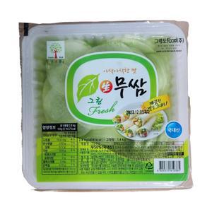그래도푸드 그린무쌈(와사비) 2.8kg 쌈무