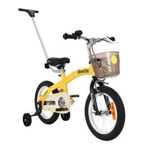 조코 비틀 14인치 유아 어린이 자전거 (밀대+컵홀더) 보조바퀴 네발 아동 바이크