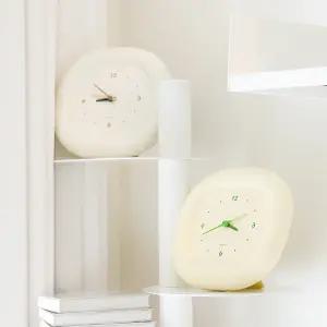 [무아스] 마시멜로 미니 시계 무소음 아날로그 탁상 인테리어 벽시계