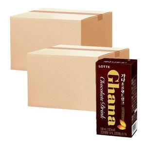 [상품] 가나 초콜렛 드링크 190ml 24입 X2 (48입)