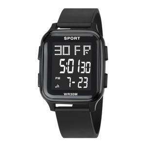 심플 스포츠 사각 남자 비지니스  메탈 남성 전자 손목 시계