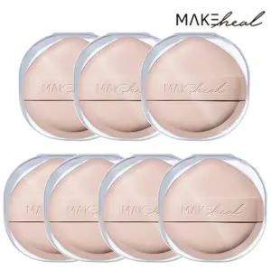 메이크힐 구름 팡팡 퍼프 대왕쿠션 대왕퍼프 7개입 + 케이스 포함