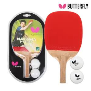 버터플라이 탁구라켓 펜홀더 히노키 NAKAMA P-4